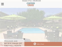 Tablet Screenshot of coppercreekabilene.com